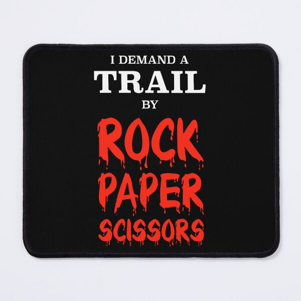 Item preview, Trail by rock paper scissors - judgment by Schnick Schnack Schnuck designed and sold by OVMEngemann.