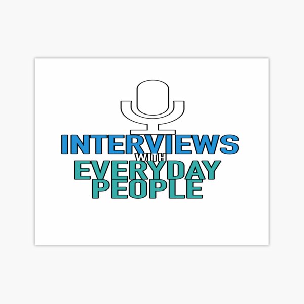 Interviews with Everyday 1st Logo Sticker
