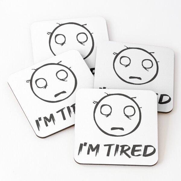 Item preview, I'm Tired Face designed and sold by Illustragrump.