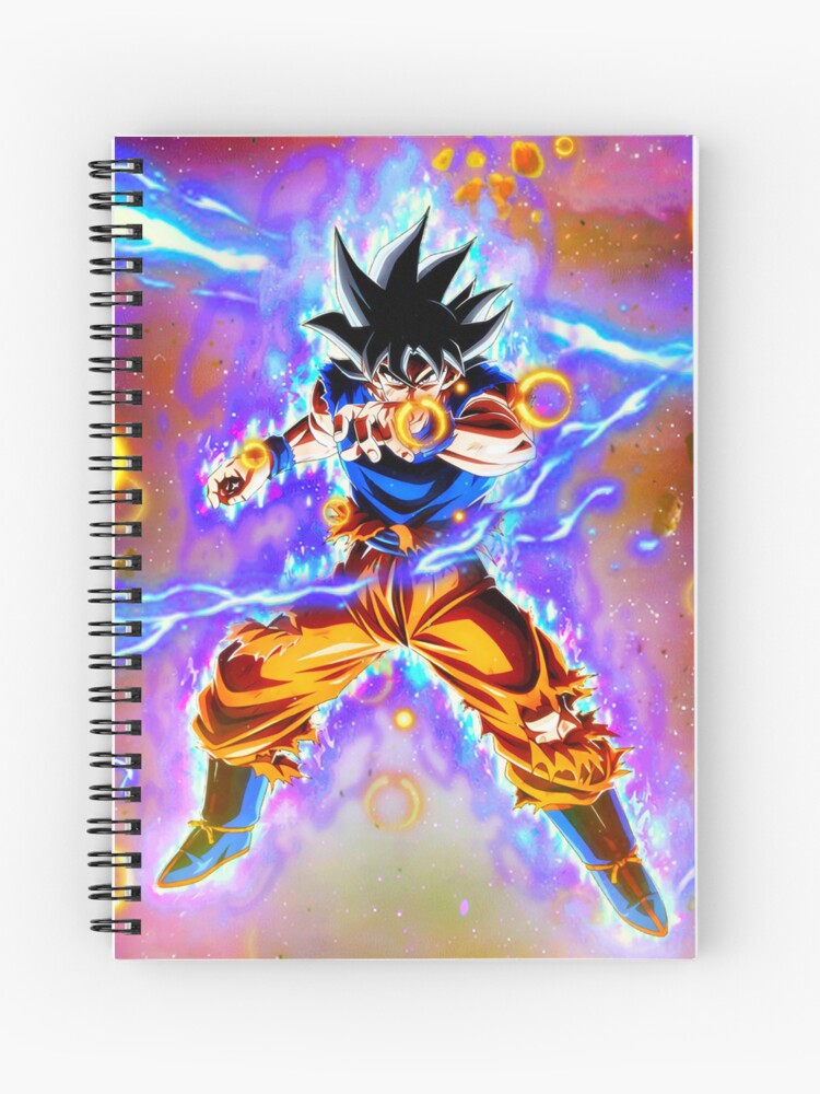 Cuaderno de espiral «Goku Ultra Instinto DBS» de DrWolfstark | Redbubble