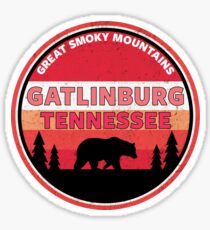 Pegatina GATLINBURG TENNESSEE GREAT SMOKY MOUNTAINS NATIONAL PARK SMOKIES BEAR 2