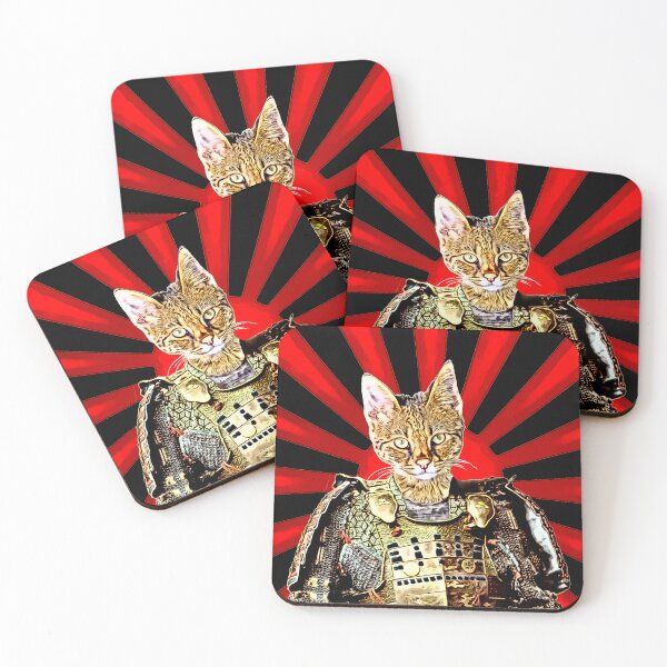 Item preview, kitten samurai designed and sold by Zanimations.