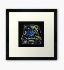 Interstellarer Reisender Gerahmtes Wandbild