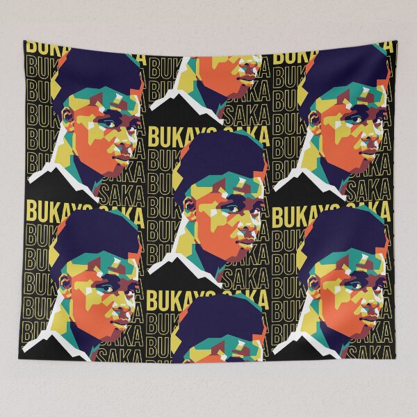 Item preview, Bukayo Saka on WPAP art 2  designed and sold by TaylorEsc67354.