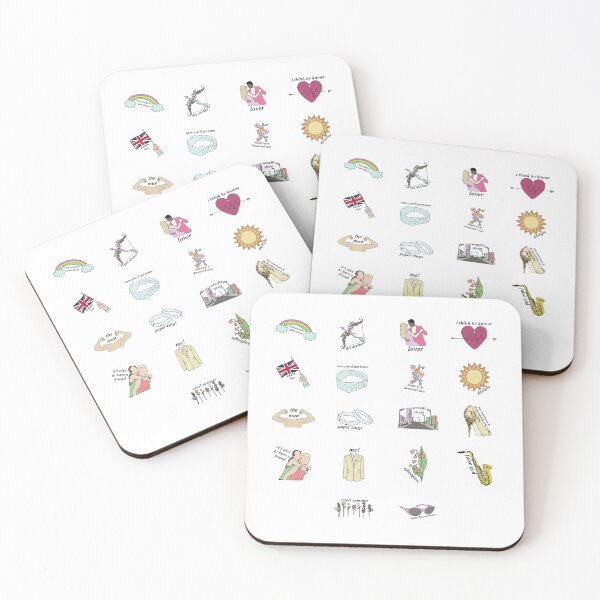 Item preview, Lover Sticker Set designed and sold by maureenpollock.