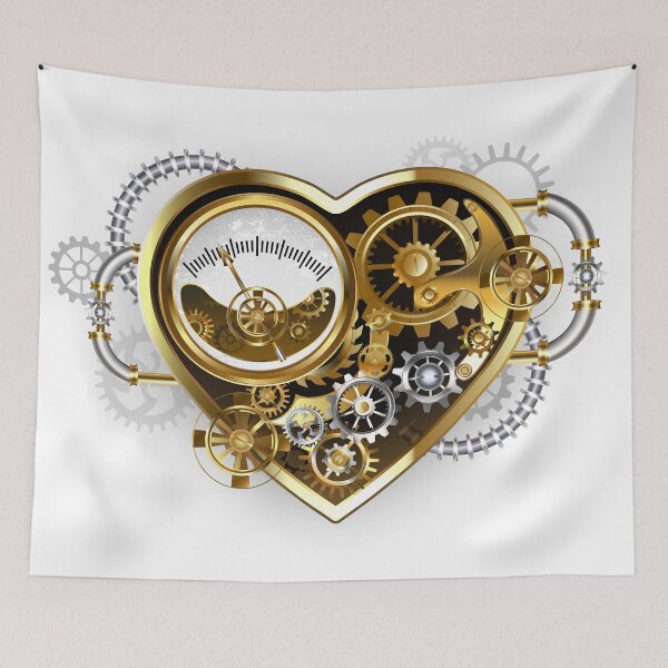 Item preview, Steampunk Heart with a Manometer designed and sold by Blackmoon9.