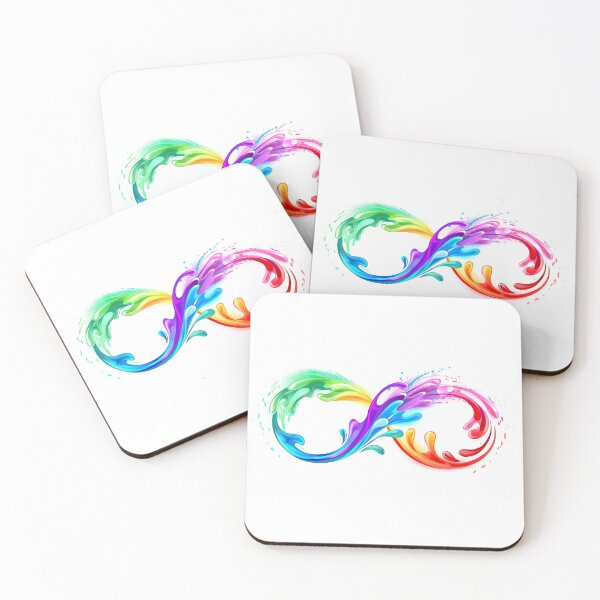 Item preview, Infinity Symbol with Rainbow Paint designed and sold by Blackmoon9.