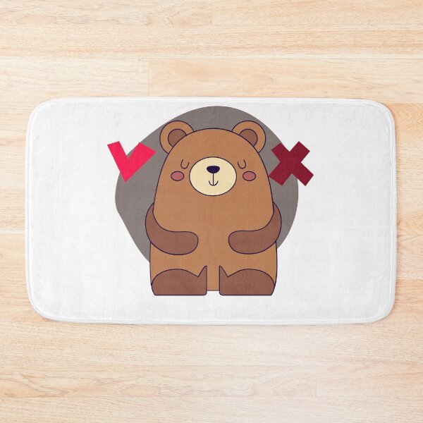 Item preview, Sweet Yes or No Bear  designed and sold by prabathmu.