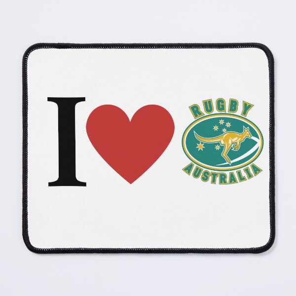 Item preview, I Love Aussie Rugby designed and sold by freedom4life.