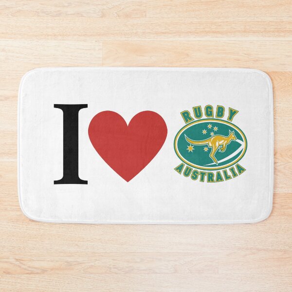 Item preview, I Love Aussie Rugby designed and sold by freedom4life.