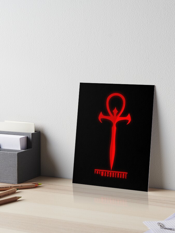 Vampire: The Masquerade Clan Brujah Gradient Red Symbol Art Board Print  for Sale by eli3-ot