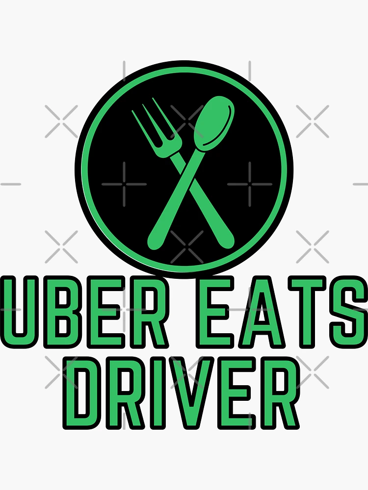 Sticker for Sale mit UberEats Driver Grüne Schrift, Wertschätzung des  Fahrerservices für die Lebensmittellieferung von deliverylife