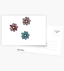 Flower - 3 Pack Floral Postcards