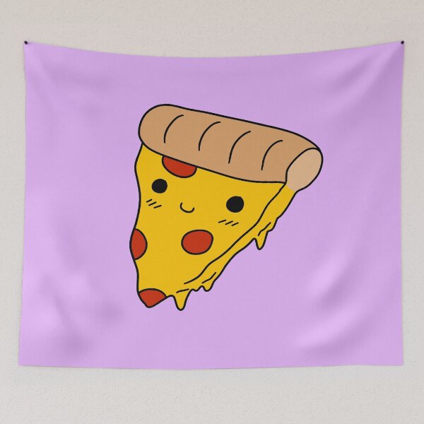 Item preview, Happy Pizza Slice  designed and sold by SaradaBoru.