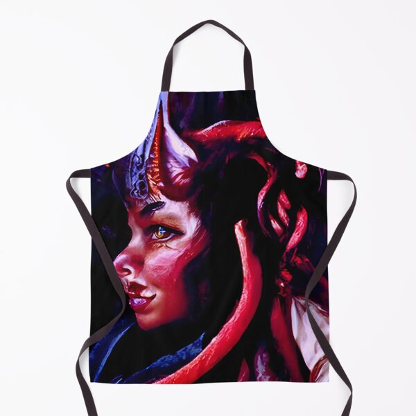 Item preview, A tiefling girl, AI Art designed and sold by TwoMilesBlue.