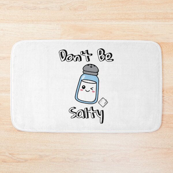 Item preview, Don't Be Salty Kawaii Salt Shaker designed and sold by Disocodesigns.