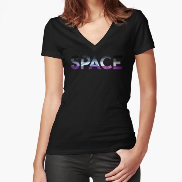 Space Ace! Fitted V-Neck T-Shirt