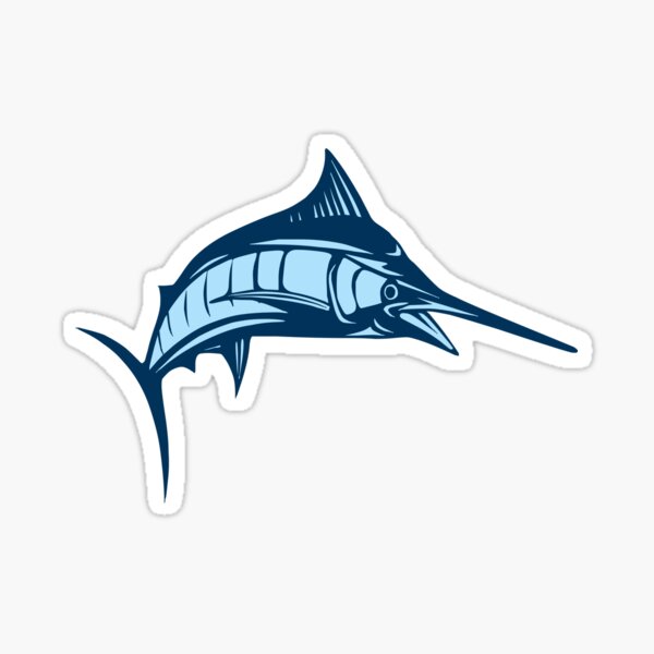 Sailfish Marlin Master Vintage Sports Fishing' Sticker