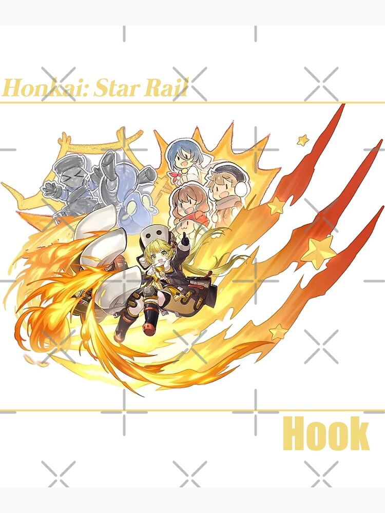 "Honkai Star Rail Hook" Poster by HerrscherOfArt | Redbubble