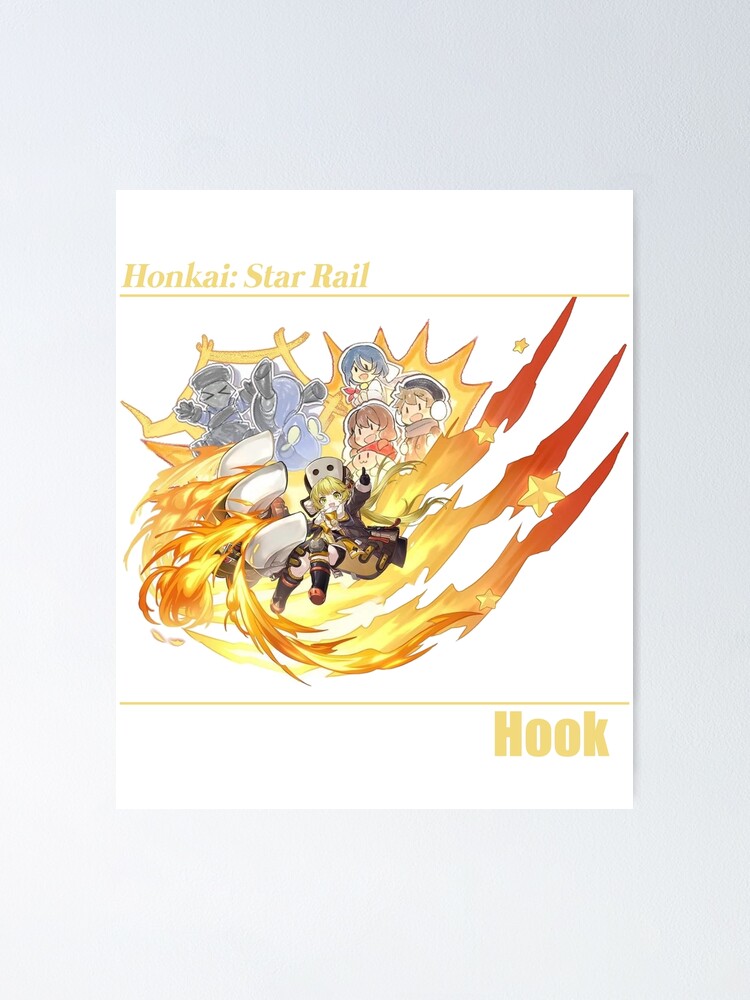 "Honkai Star Rail Hook" Poster by HerrscherOfArt | Redbubble