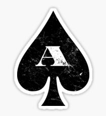 The Ace Kicker on White Sticker