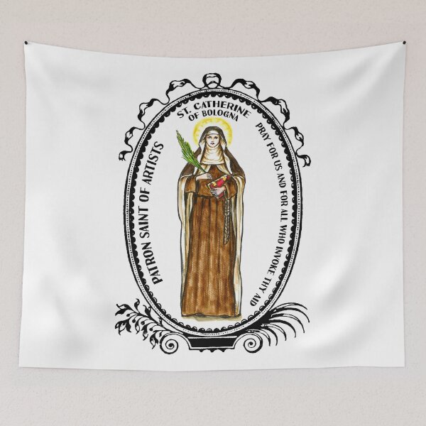 Item preview, Saint Catherine of Bolognia Patron of Artists designed and sold by myaltar.