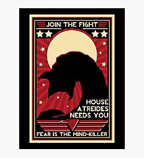 Fear is the Mind-Killer Photographic Print