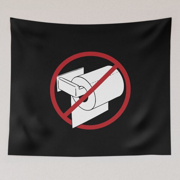 Item preview, Toilet paper prohibited designed and sold by DerSenat.