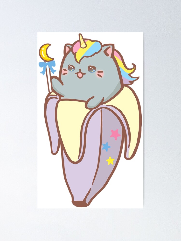"[Premium Edition] Rainbow Banana Cat" Poster for Sale by