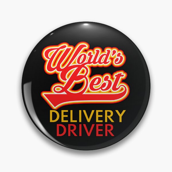 Item preview, Retro Font Worlds Best Delivery Driver Red x Gold | Delivery Driver Service Appreciation designed and sold by deliverylife.