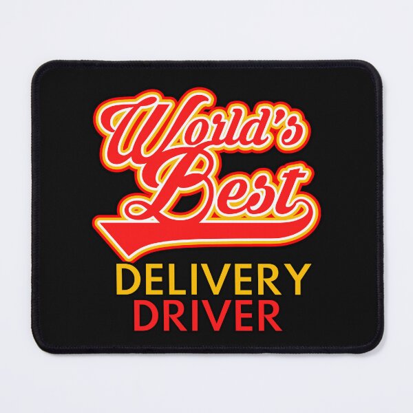 Item preview, Retro Font Worlds Best Delivery Driver Red x Gold | Delivery Driver Service Appreciation designed and sold by deliverylife.