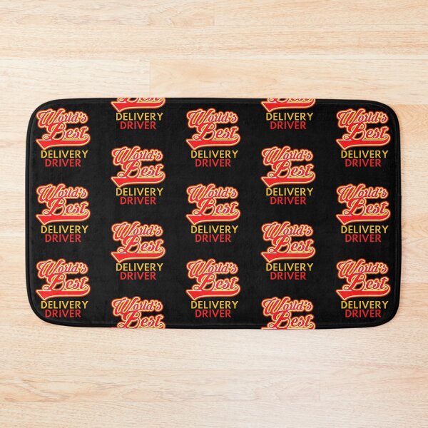 Item preview, Retro Font Worlds Best Delivery Driver Red x Gold | Delivery Driver Service Appreciation designed and sold by deliverylife.