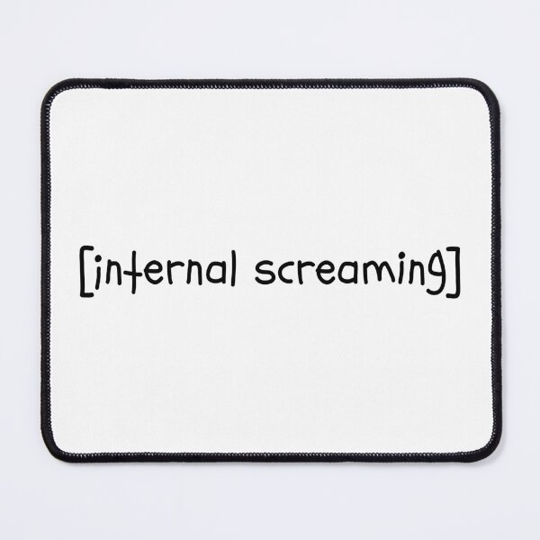 Item preview, Internal Screaming Introvert Text Dank Meme designed and sold by alltheprints.