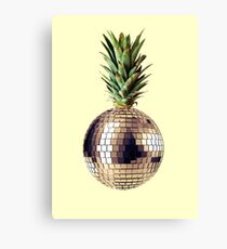 Ananas party (pineapple) Canvas Print
