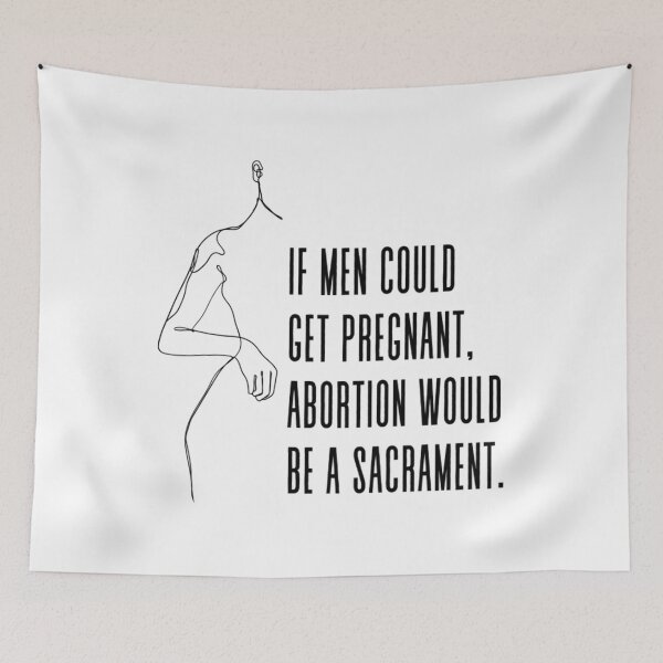 Item preview, Black Gloria Steinem Pro Choice Feminist Quote designed and sold by BufFord71.