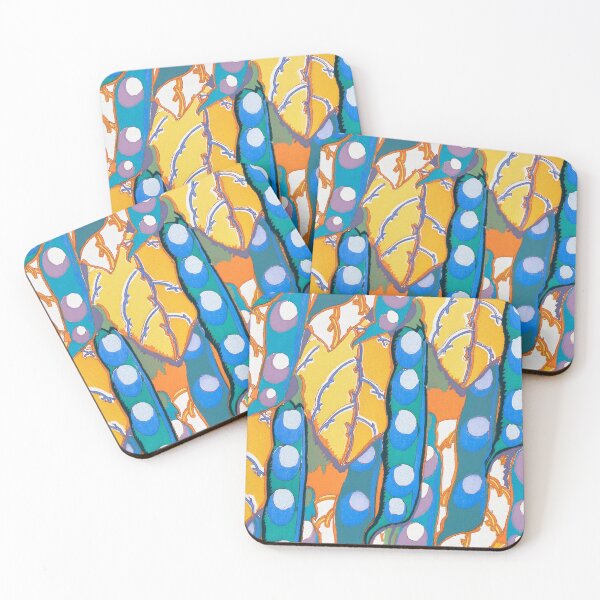 Item preview, Colourful vintage art deco pattern by Édouard Bénédictus 1928 designed and sold by The Happy Plot.