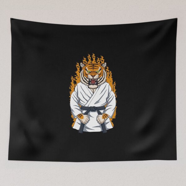 Item preview, Tiger Man Judo Comic Book Muay Thai Kickboxer Warrior designed and sold by BakaOutfit.