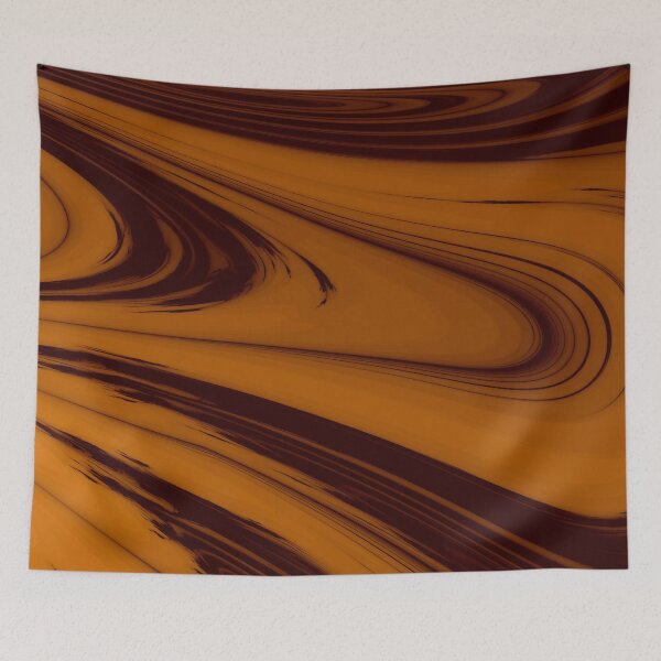 Item preview, Coffee and Cream Colored Wooden Design Derived from a Fractal  designed and sold by ckylin.