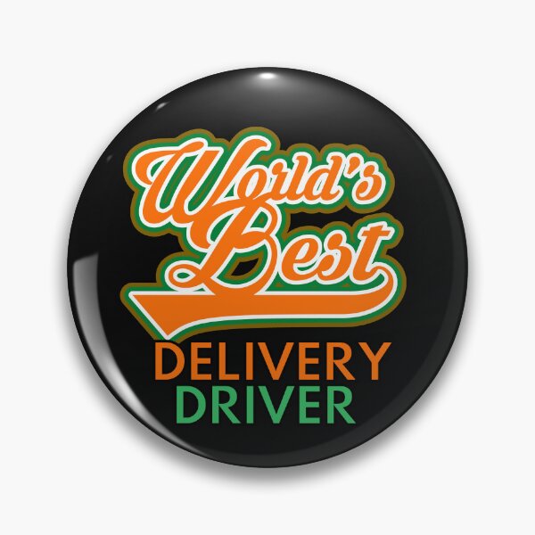 Item preview, Retro Font Worlds Best Delivery Driver Orange x Green | Delivery Driver Service Appreciation designed and sold by deliverylife.