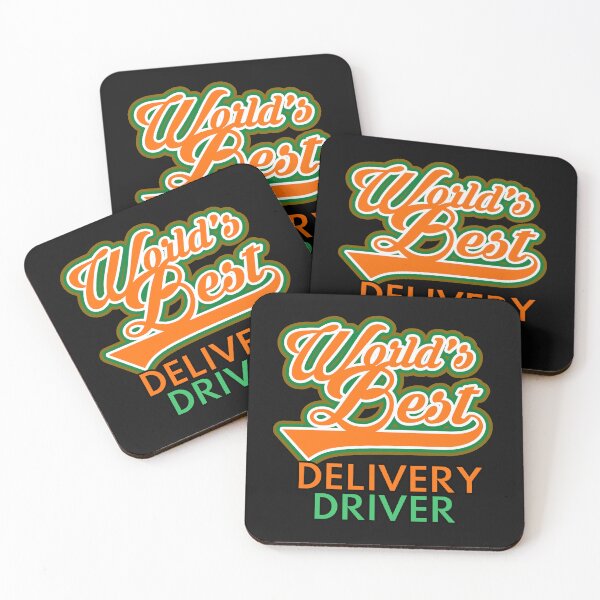 Item preview, Retro Font Worlds Best Delivery Driver Orange x Green | Delivery Driver Service Appreciation designed and sold by deliverylife.