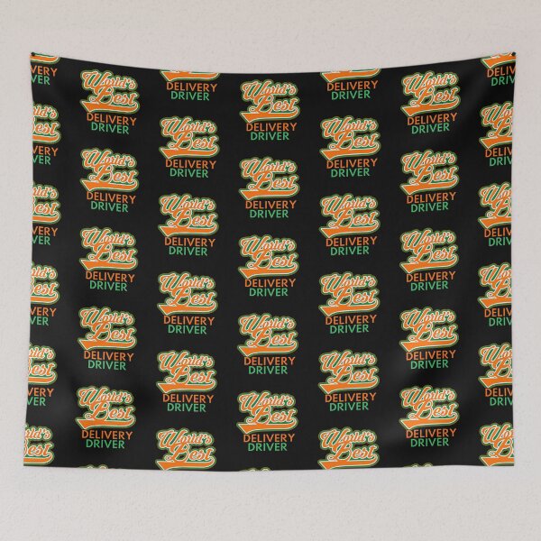 Item preview, Retro Font Worlds Best Delivery Driver Orange x Green | Delivery Driver Service Appreciation designed and sold by deliverylife.