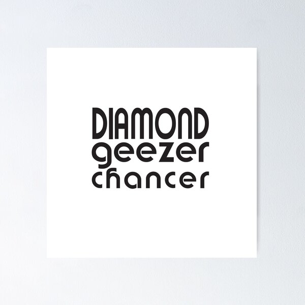 Artikelvorschau, Diamond Geezer Chancer entworfen und verkauft von Marc de Vaux.