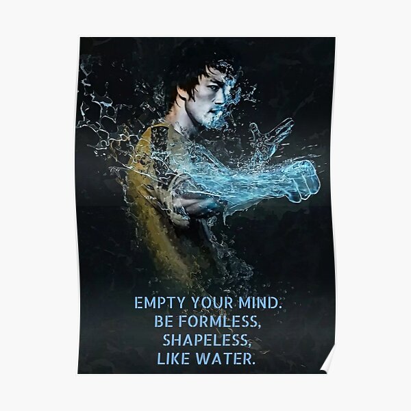 comme l'eau Poster