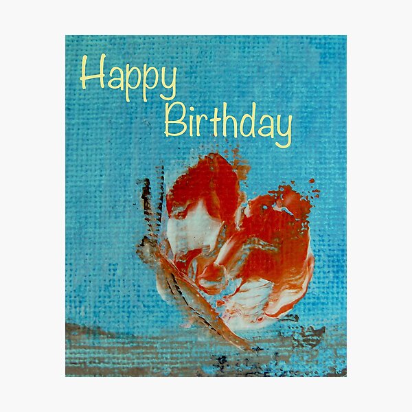 Happy Birthday Photographic Print