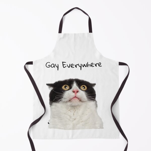 Item preview, gay everywhere cat designed and sold by fabmemez ⭐⭐⭐⭐⭐.