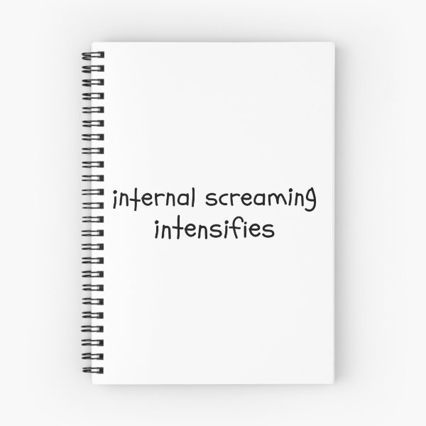 Item preview, Internal Screaming intensifies Introvert Text Dank Meme designed and sold by alltheprints.