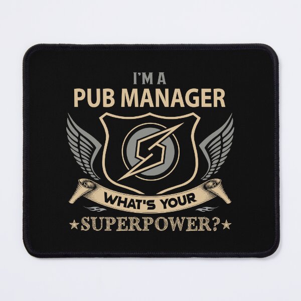 Item preview, Pub Manager T Shirt - Superpower Job Gift Item Tee designed and sold by watkinsmat.