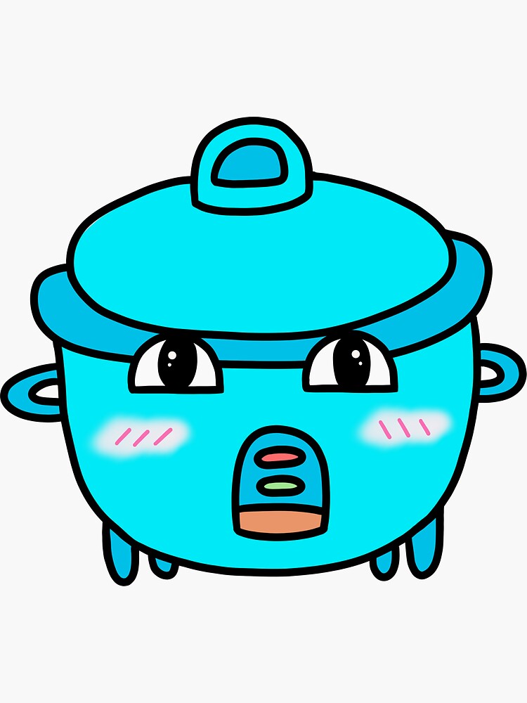 "Rice cooker" Sticker by Kl15 Redbubble