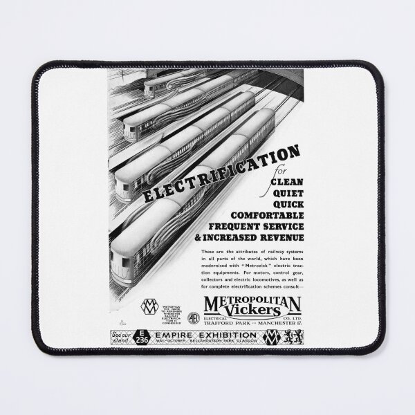 Item preview, Vintage Metropolitan Vickers Railway Advert 1938 designed and sold by Random Railways.