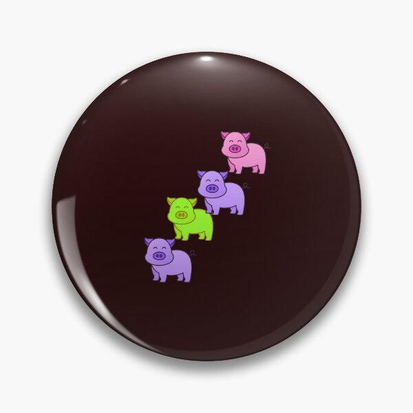 Item preview, COLORFUL PIGS IN BEAUTIFUL COLORS. designed and sold by marie1919.